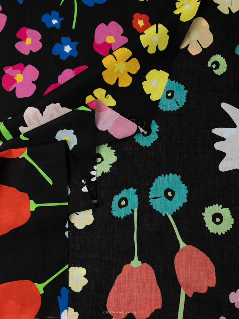 Spring Bouquet Cotton Voile Deadstock by The Kooples-Fabric-Frankie Rose Fabrics