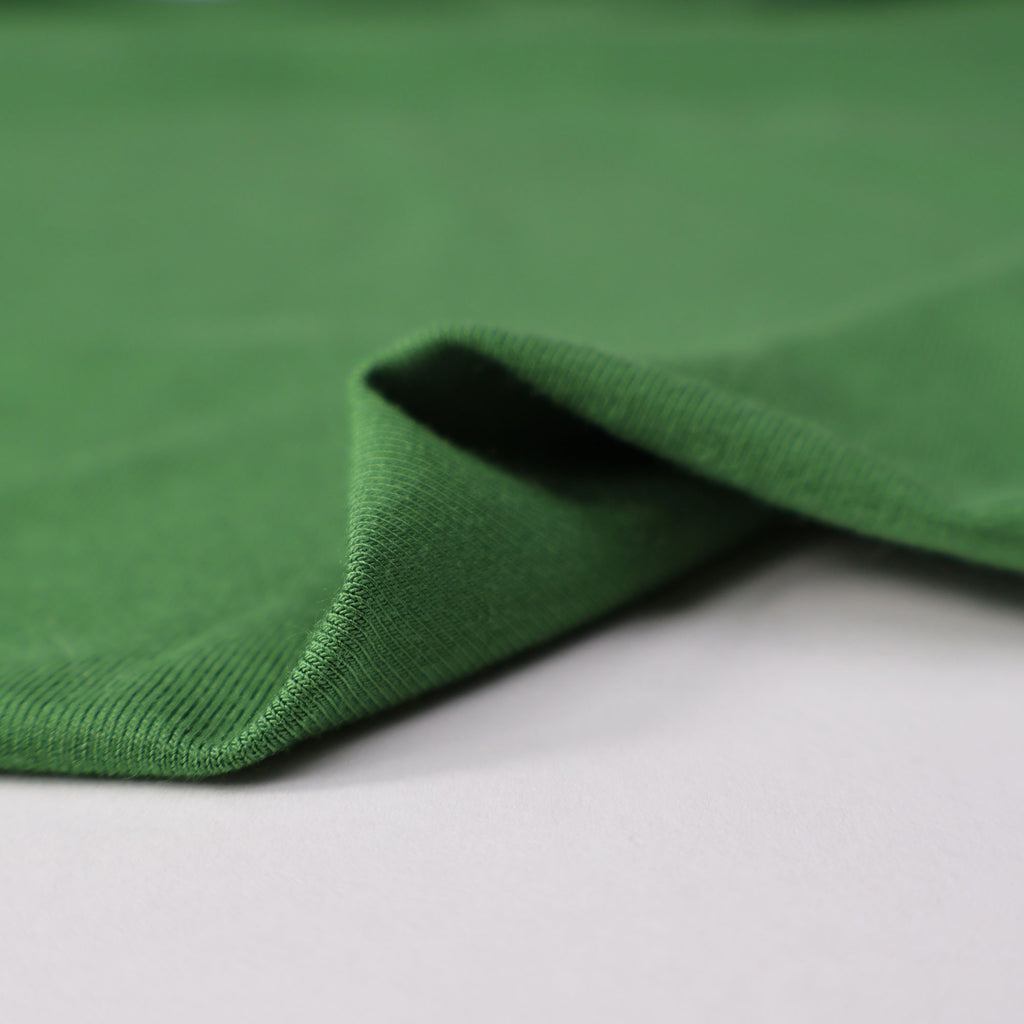 Flowy Bamboo Jersey in Leaf-Fabric-Frankie Rose Fabrics