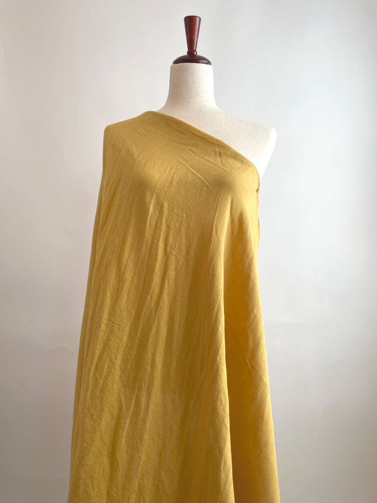 Stonewashed Linen Fabric in Lemon | Frankie Rose Fabrics