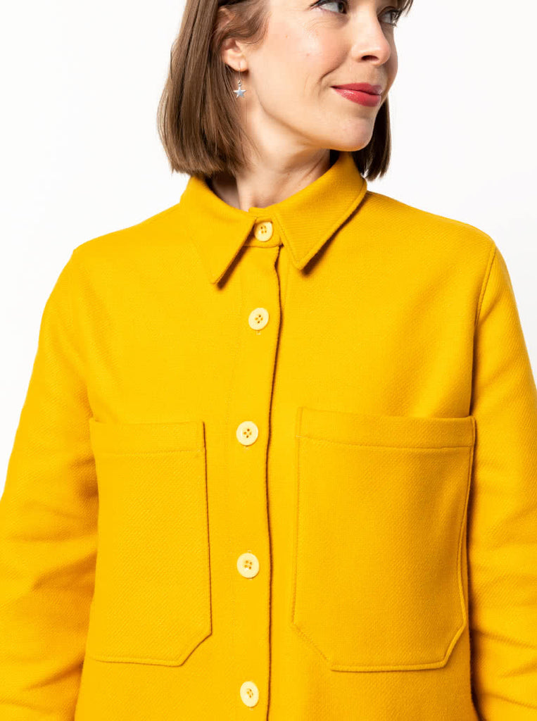 Logan Shacket Jacket/Shirt by Style Arc, US Sizes 0-18-Sewing Pattern-Frankie Rose Fabrics