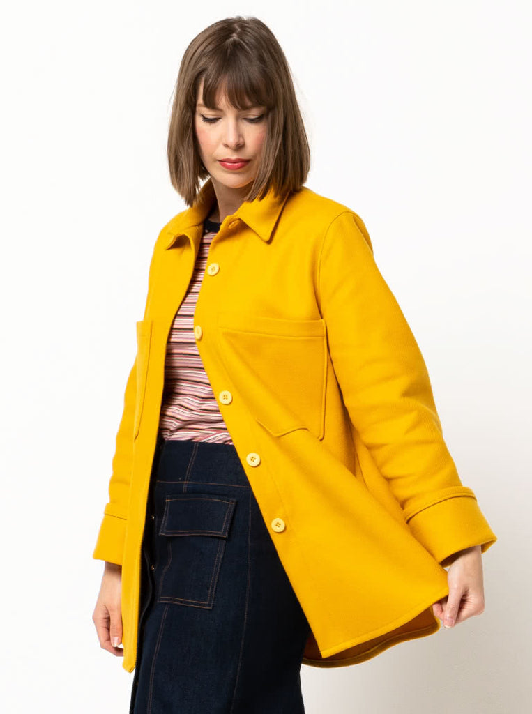 Logan Shacket Jacket/Shirt by Style Arc, US Sizes 0-18-Sewing Pattern-Frankie Rose Fabrics