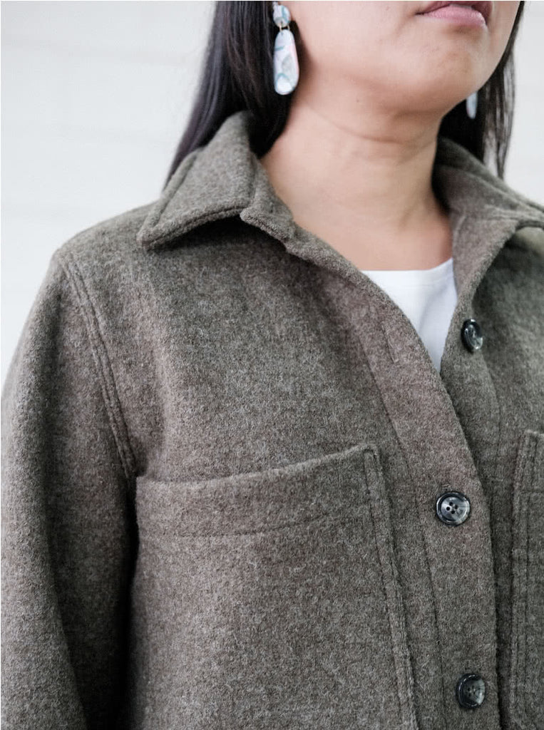 Logan Shacket Jacket/Shirt by Style Arc, US Sizes 0-18-Sewing Pattern-Frankie Rose Fabrics