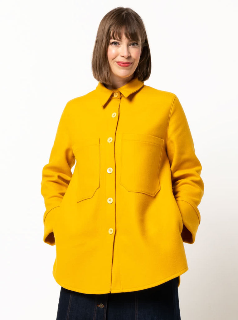 Logan Shacket Jacket/Shirt by Style Arc, US Sizes 0-18-Sewing Pattern-Frankie Rose Fabrics