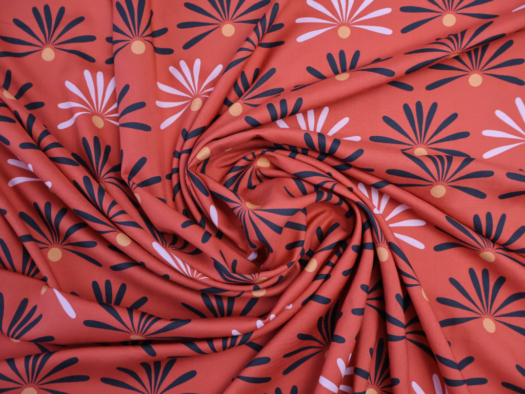 Modal Rayon Challis in Margarita-Fabric-Frankie Rose Fabrics
