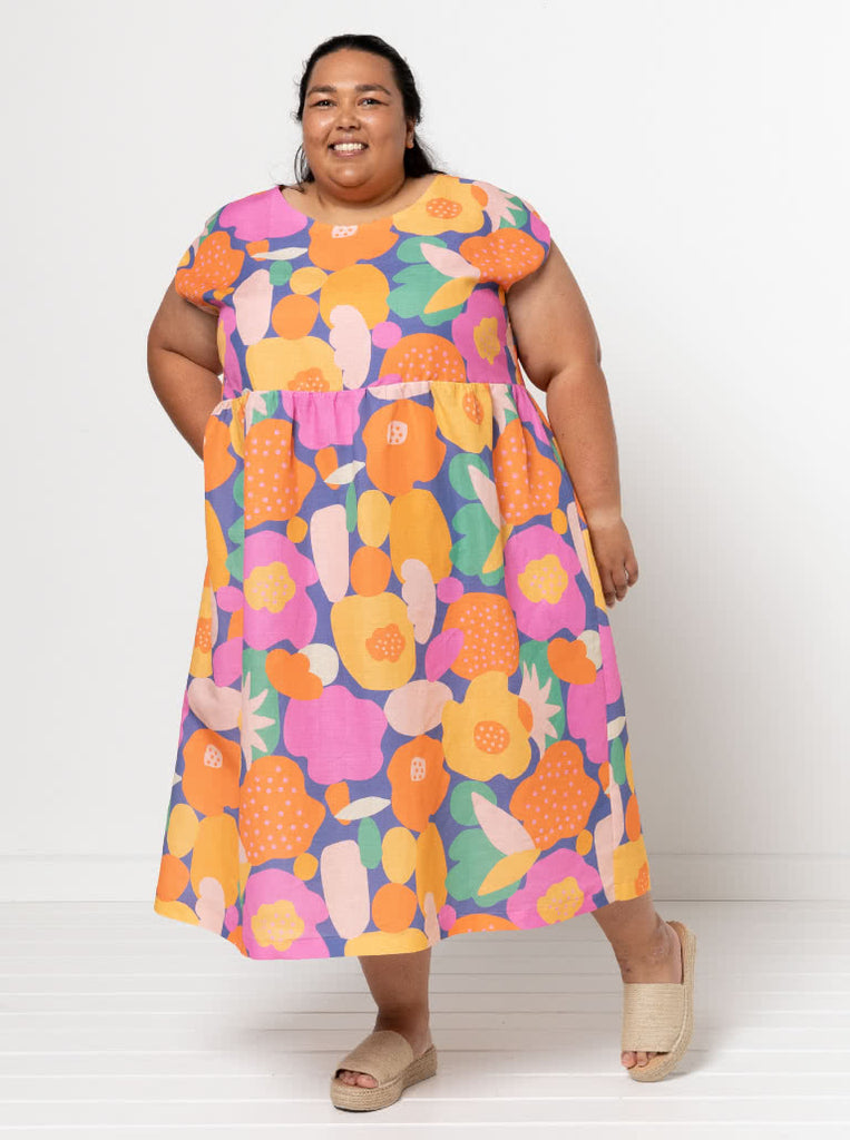 Montana Midi Dress Sewing Pattern by Style Arc, US Sizes 0-26-Sewing Pattern-Frankie Rose Fabrics