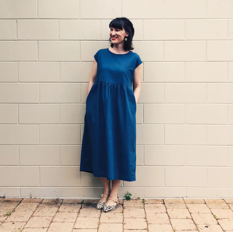 Montana Midi Dress Sewing Pattern by Style Arc, US Sizes 0-26