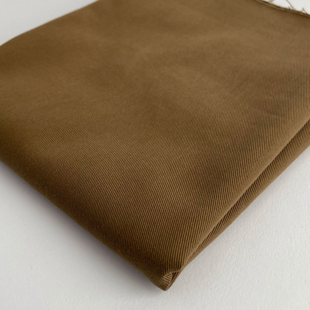 Organic Cotton Twill Fabric in Tan by Merchant & Mills