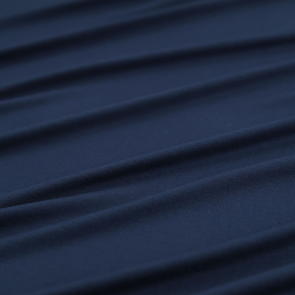 Flowy Bamboo Jersey in Navy-Fabric-Frankie Rose Fabrics