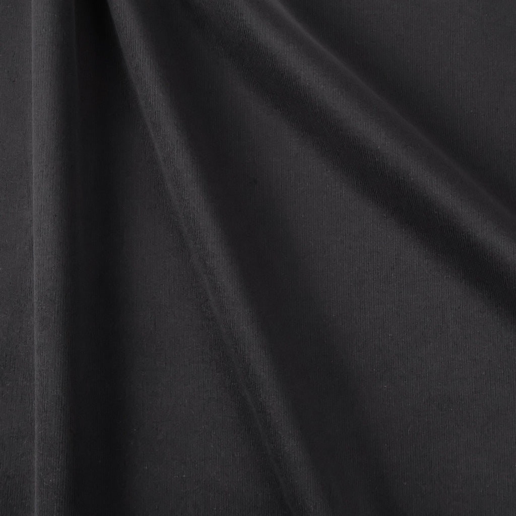 Velvety Pinwale Corduroy in Iron, 21 Wale-Fabric-Frankie Rose Fabrics