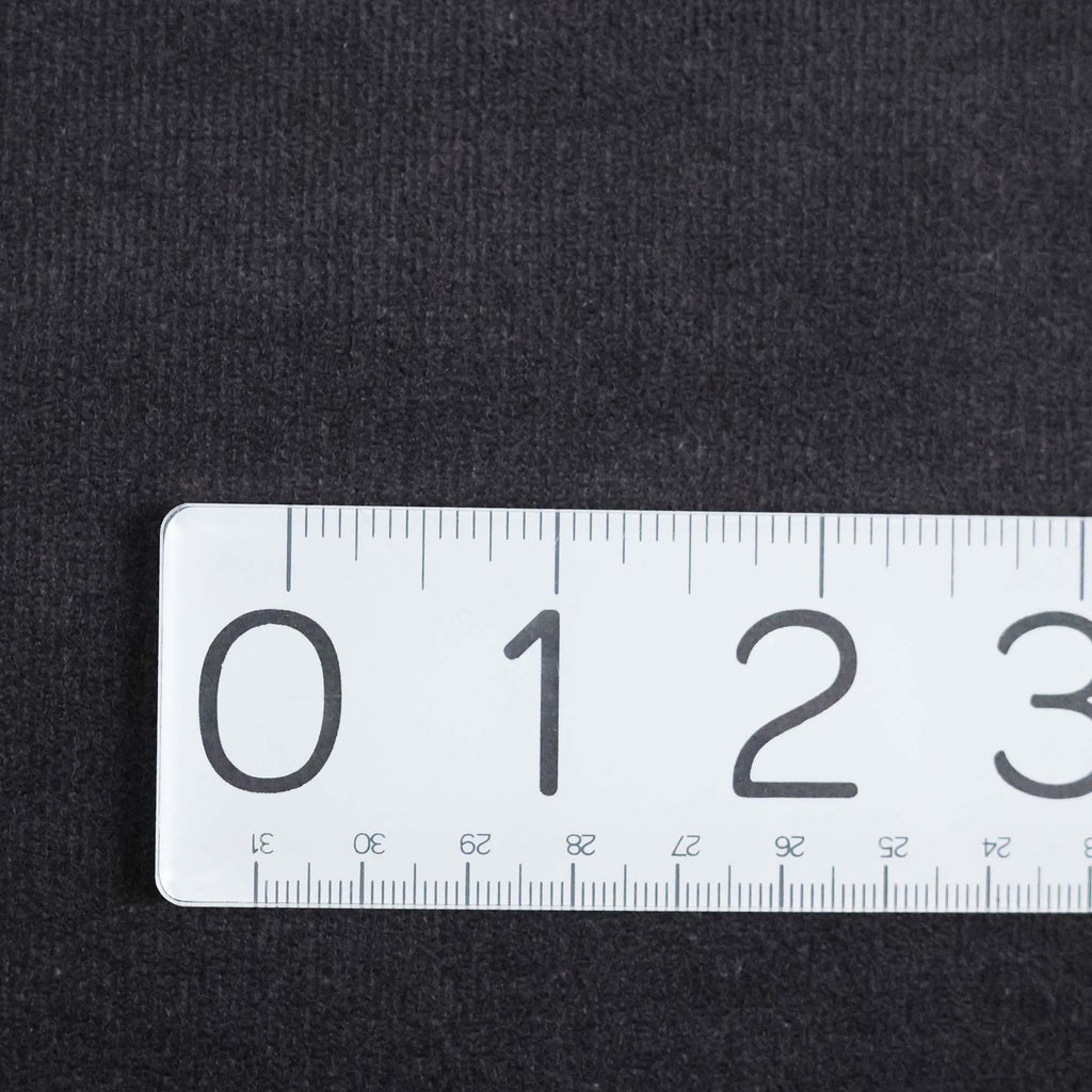 Velvety Pinwale Corduroy in Iron, 21 Wale-Fabric-Frankie Rose Fabrics