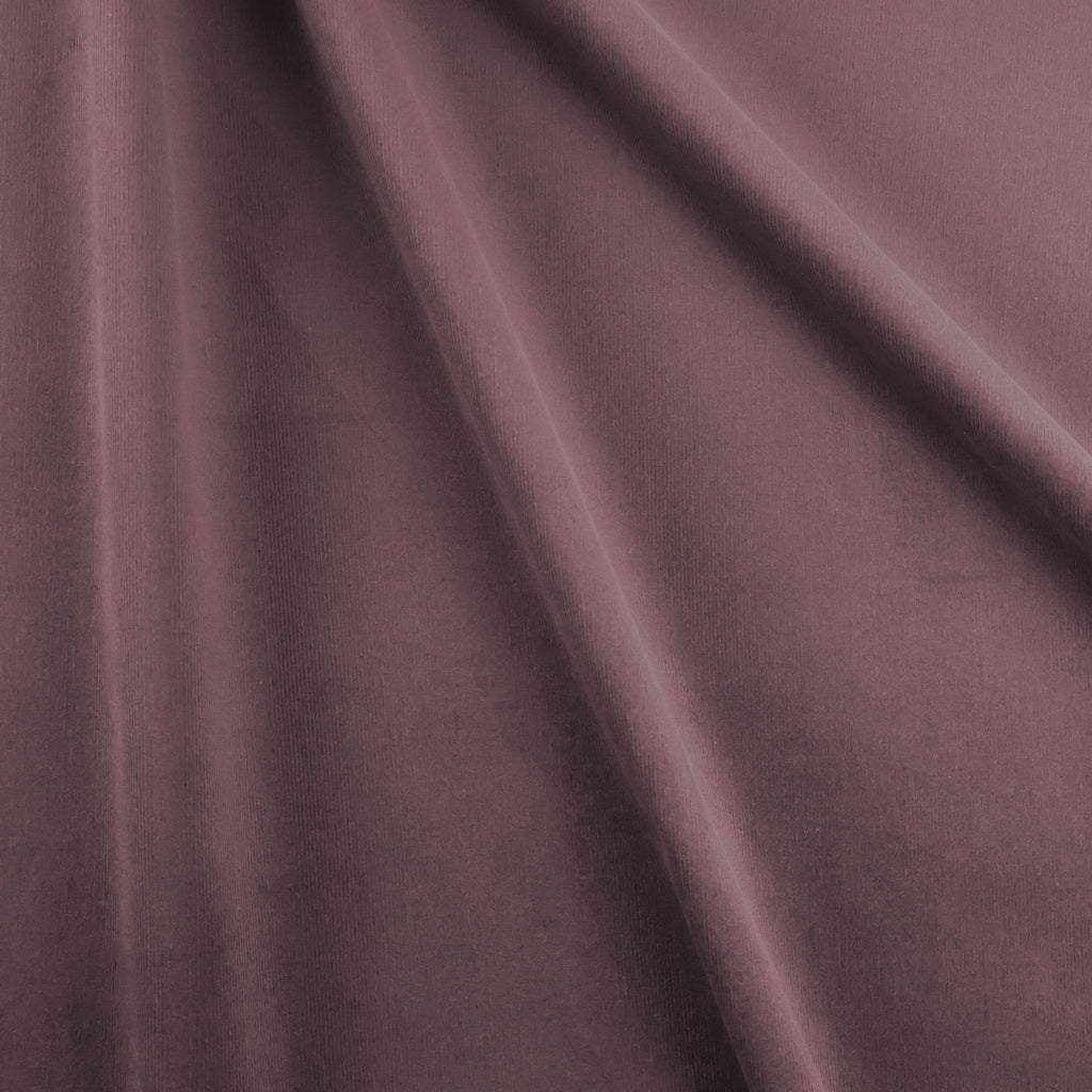 Velvety Pinwale Corduroy in Plum, 21 Wale-Fabric-Frankie Rose Fabrics