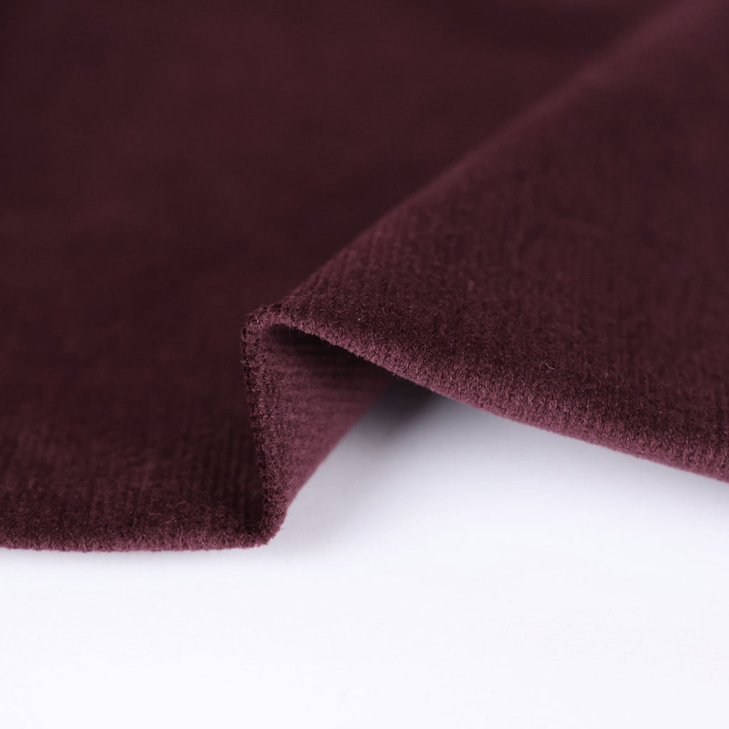 Velvety Pinwale Corduroy in Raisin, 21 Wale-Fabric-Frankie Rose Fabrics