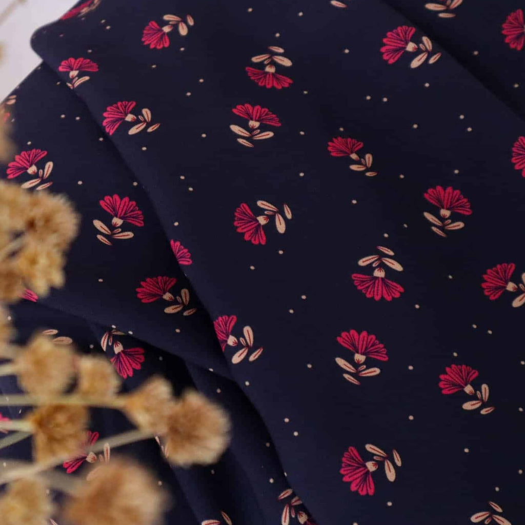 French Rayon Fabric in Berenice | Frankie Rose Fabrics