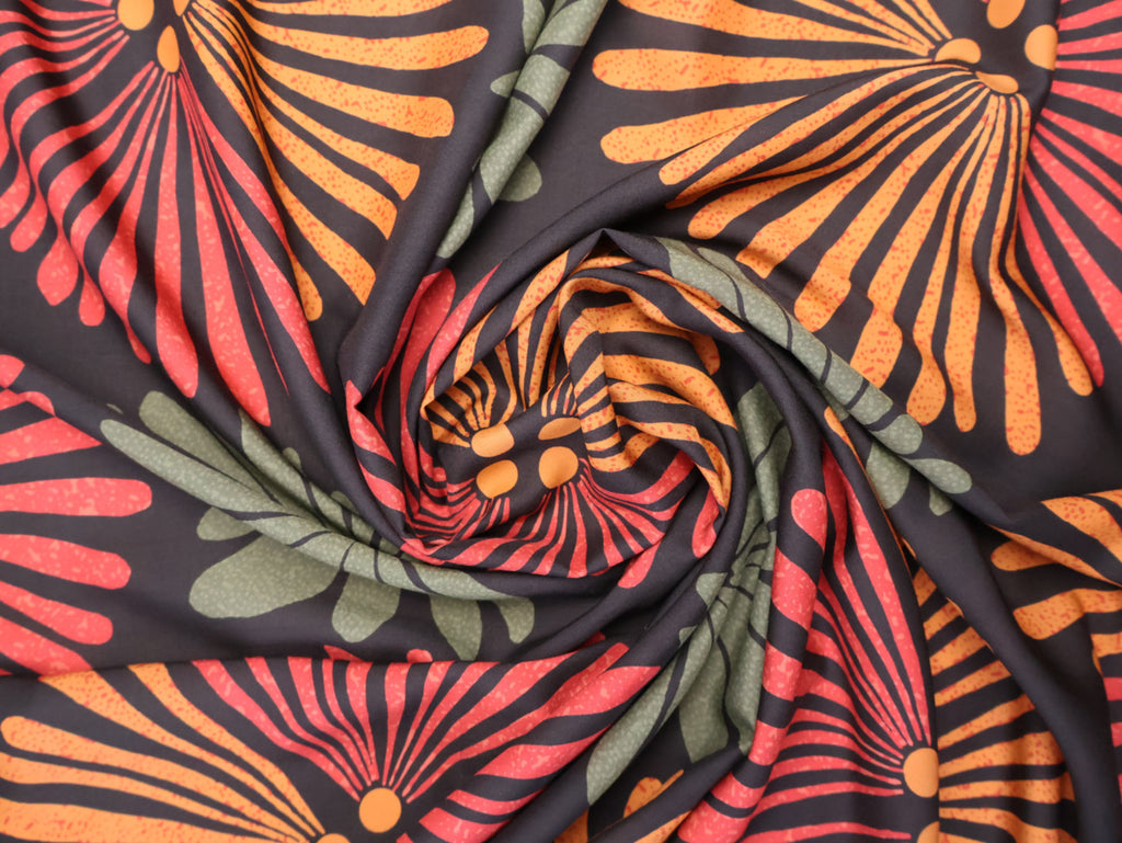 Modal Rayon Challis in Orchid-Fabric-Frankie Rose Fabrics