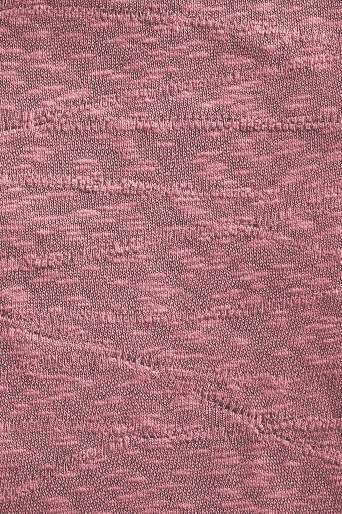 Organic Cotton Sweater Knit in Rosewood-Fabric-Frankie Rose Fabrics