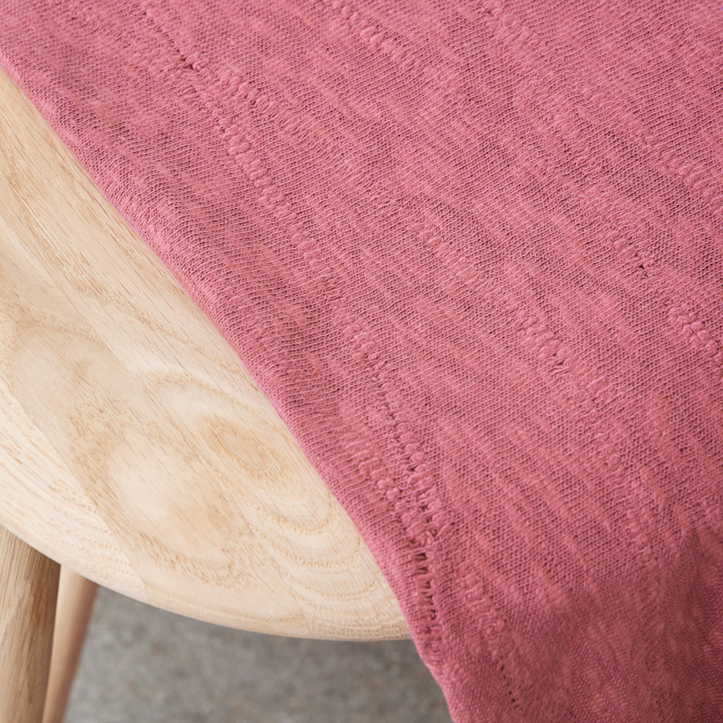 Organic Cotton Sweater Knit in Rosewood-Fabric-Frankie Rose Fabrics