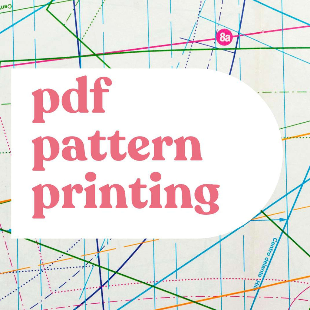 Large Format PDF Pattern Printing