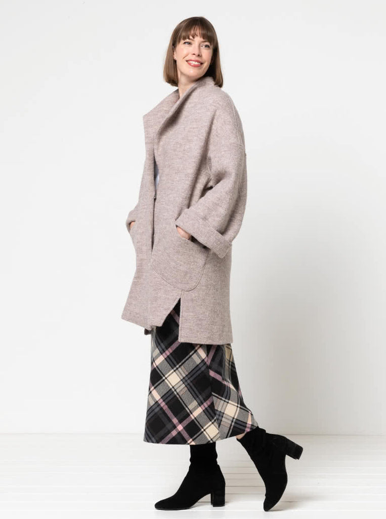 Petra Coat Sewing Pattern by Style Arc, US Sizes 0-18-Sewing Pattern-Frankie Rose Fabrics