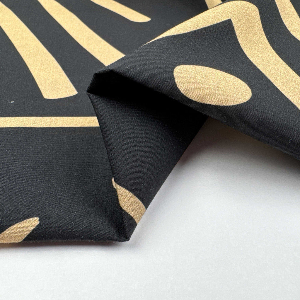 Abstract Organic Cotton Poplin in Recharge-Fabric-Frankie Rose Fabrics