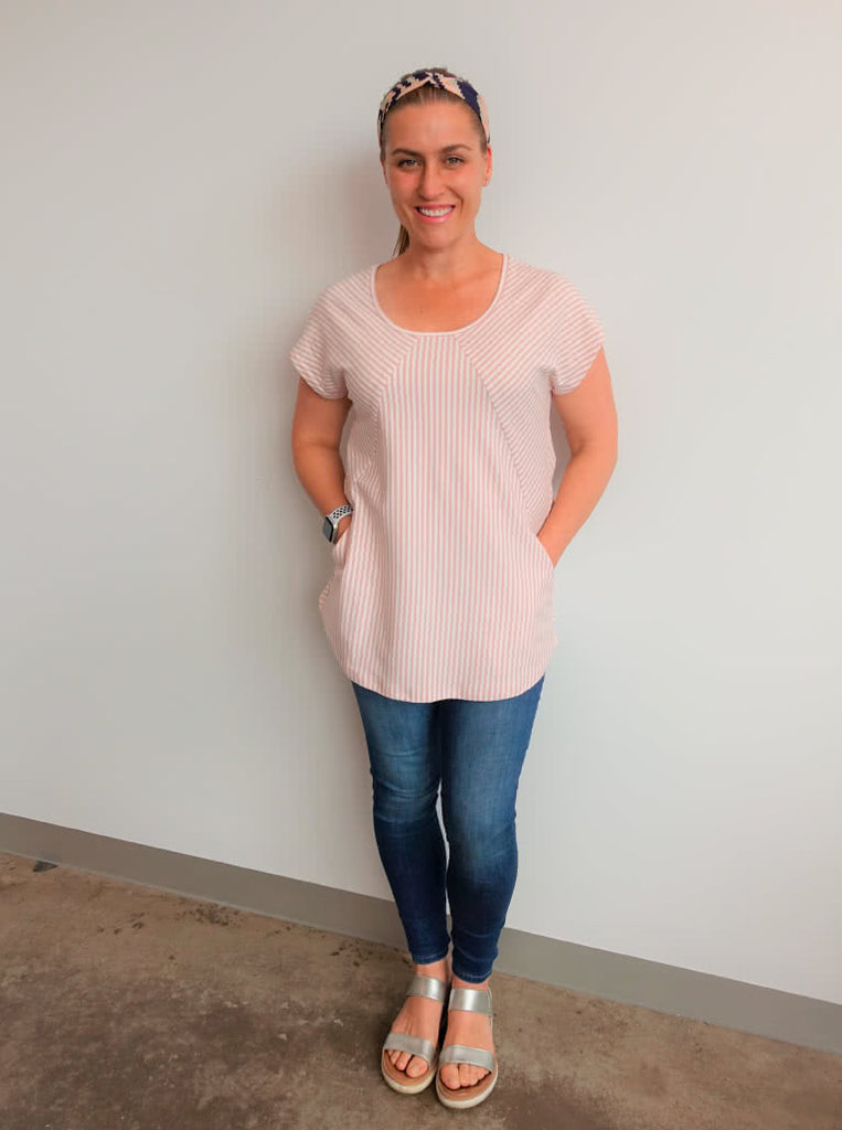 Reece Knit Tunic Sewing Pattern by Style Arc, US Sizes 0-18-Sewing Pattern-Frankie Rose Fabrics