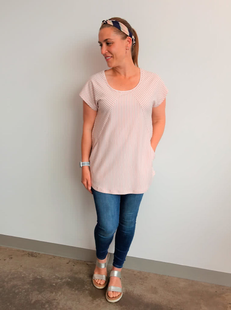 Reece Knit Tunic Sewing Pattern by Style Arc, US Sizes 0-18-Sewing Pattern-Frankie Rose Fabrics