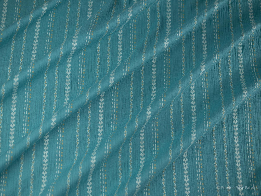 Furoshiki Bag Kit with Athena Gauze in Teal-Kit-Frankie Rose Fabrics