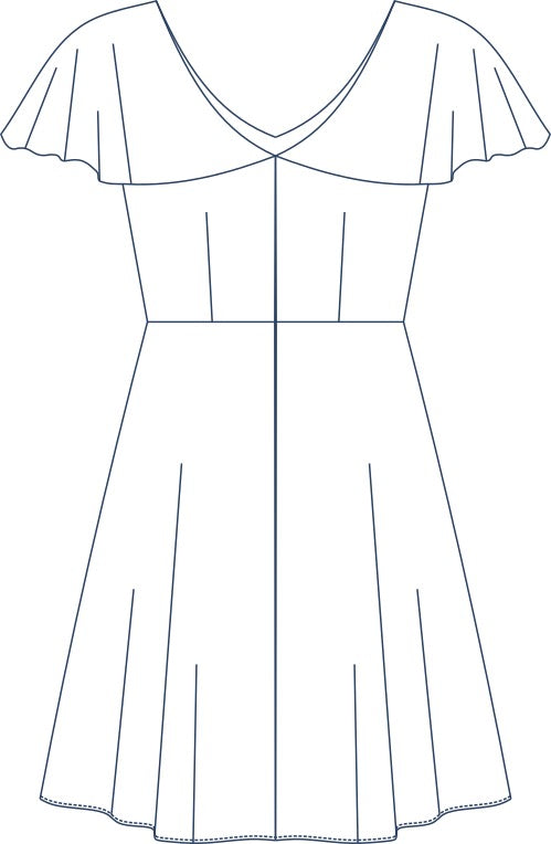 Belle Des Champs Dress Pattern | Frankie Rose Fabrics