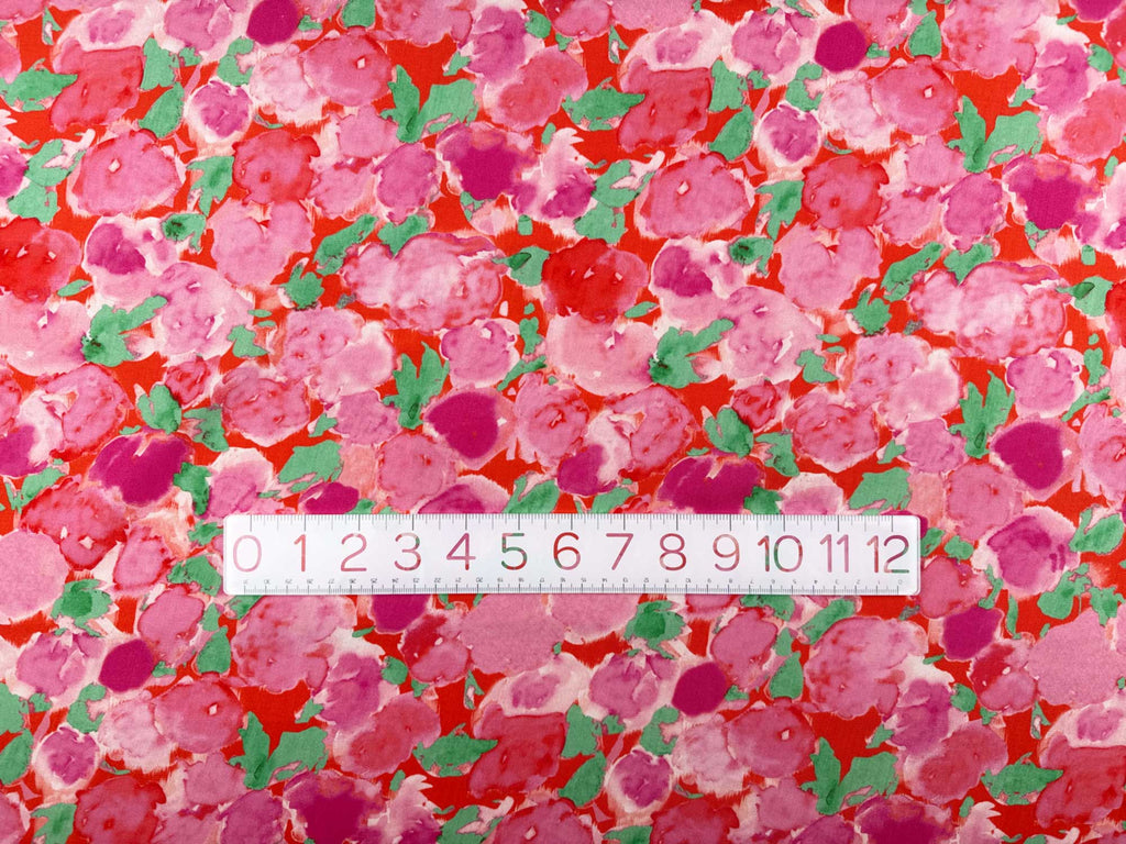 Rose Garden Tencel Rayon Challis Fabric-Fabric-Frankie Rose Fabrics