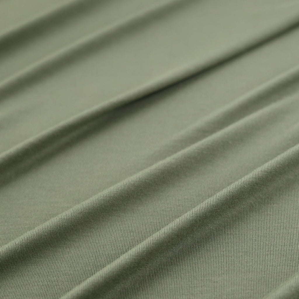 Flowy Bamboo Jersey in Sage-Fabric-Frankie Rose Fabrics
