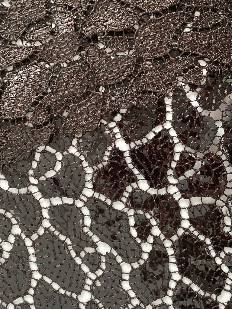 Deadstock Sequined Lace from Spain-Fabric-Frankie Rose Fabrics