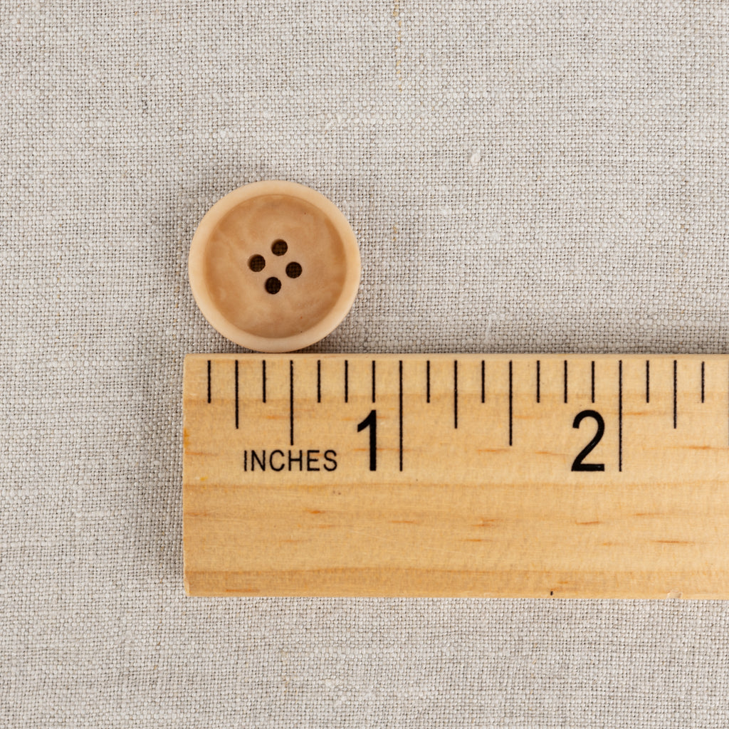 Blaze Corozo Buttons in Khaki - 20mm-Snaps and Buttons-Frankie Rose Fabrics