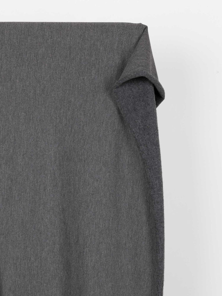 Bamboo Cotton Dream Fleece in Ash Melange-Fabric-Frankie Rose Fabrics