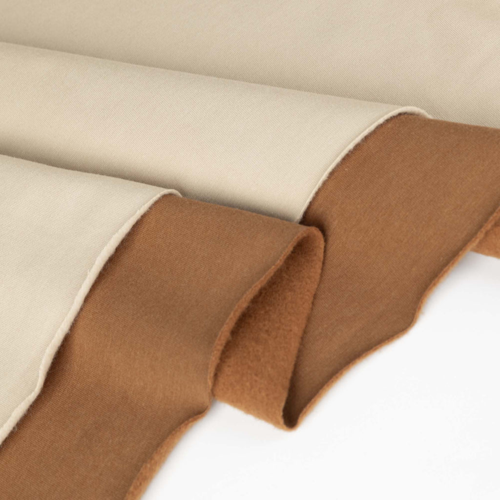 Bamboo Cotton Dream Fleece in Maple-Fabric-Frankie Rose Fabrics