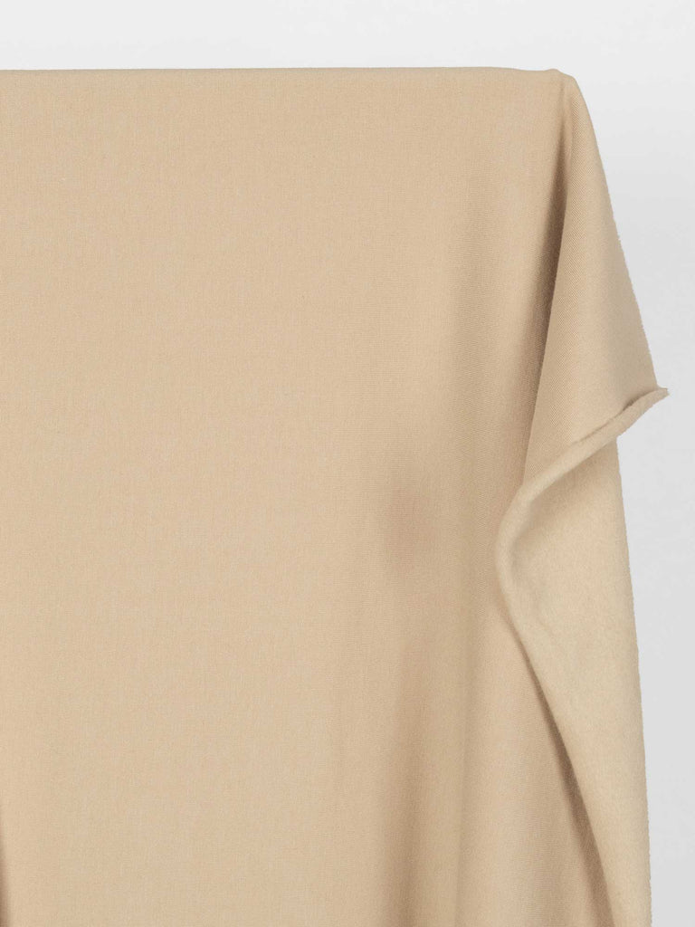 Bamboo Cotton Dream Fleece in Cashew-Fabric-Frankie Rose Fabrics