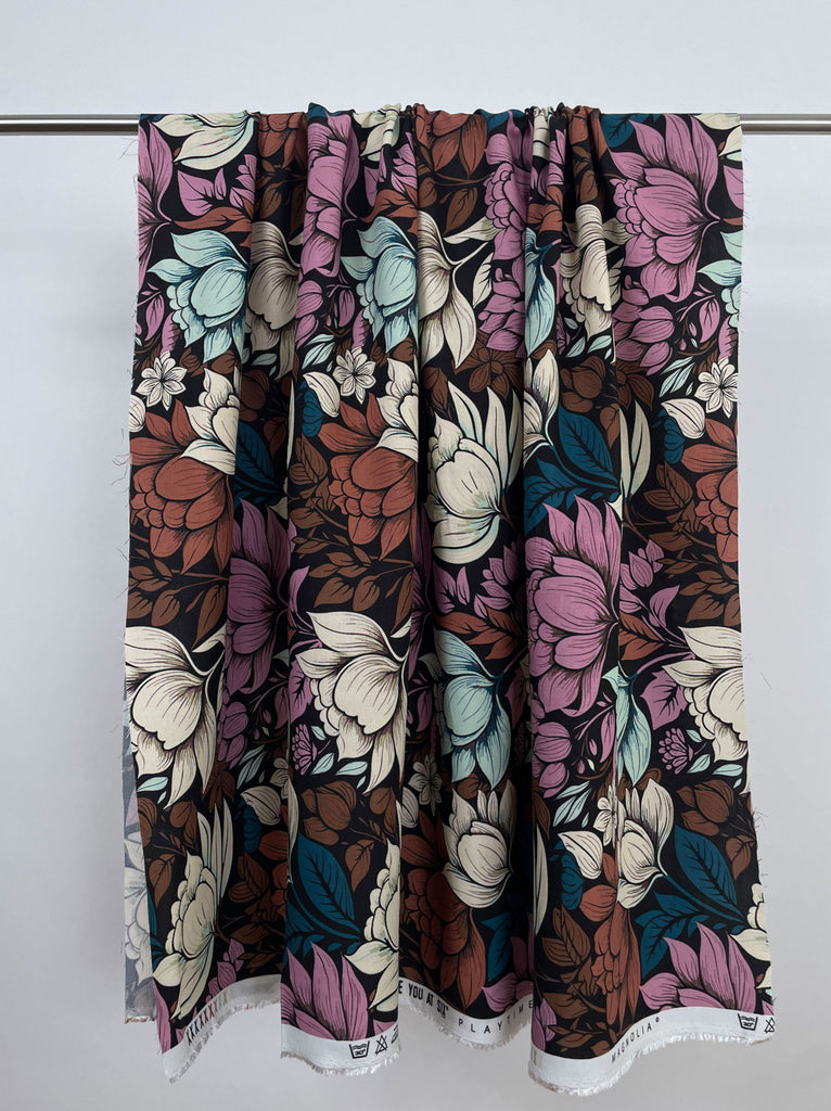 Viscose Rayon Challis in Magnolia-Fabric-Frankie Rose Fabrics