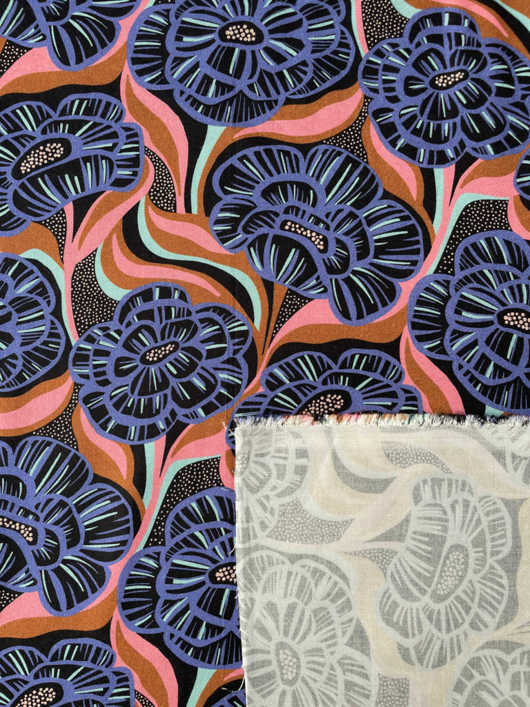 Twilight Blossoms Cotton Modal Blend by Cloud 9-Fabric-Frankie Rose Fabrics