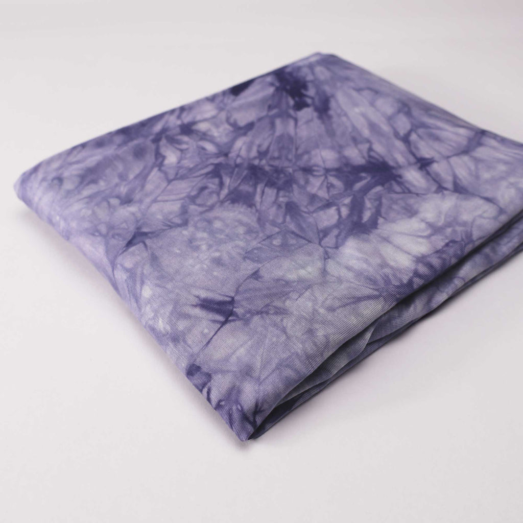Flowy Bamboo Tie Dye Jersey in Violet-Fabric-Frankie Rose Fabrics