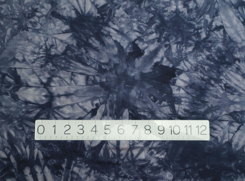 Flowy Bamboo Tie Dye Jersey in Navy-Fabric-Frankie Rose Fabrics