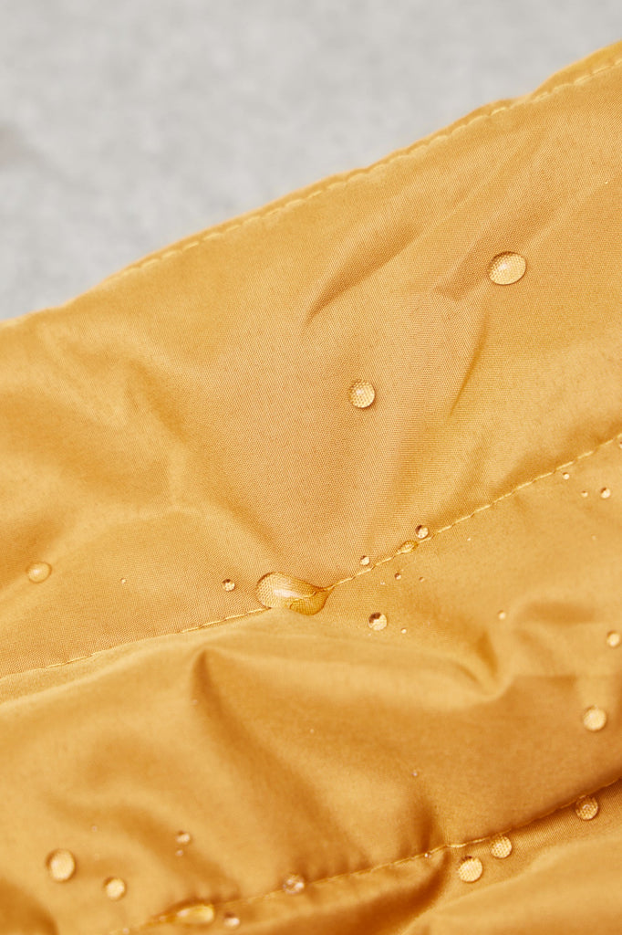 Thermal Quilted Fabric in Dry Mustard by Mind the Maker-Fabric-Frankie Rose Fabrics
