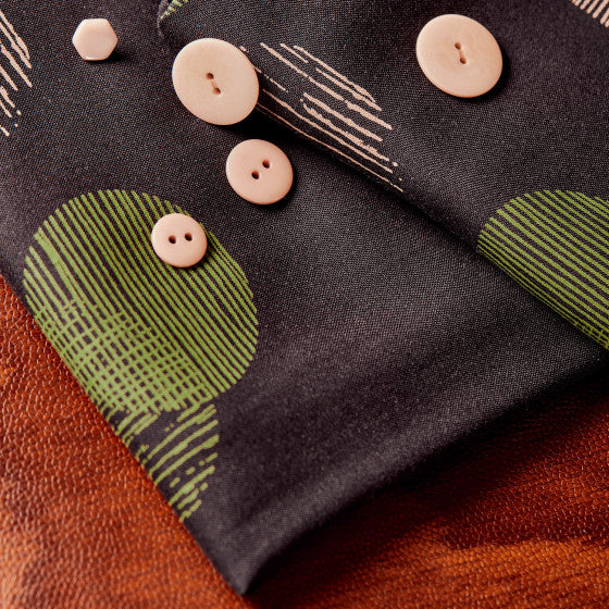 Viscose Challis Fabric in Jane Maple-Fabric-Frankie Rose Fabrics