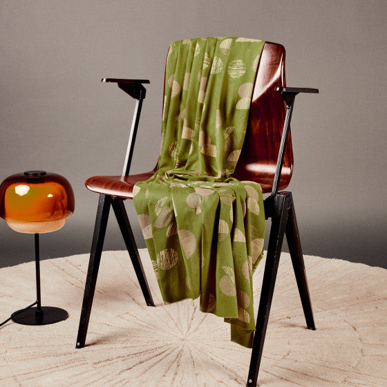 Viscose Rayon Challis Fabric in Jane Matcha-Fabric-Frankie Rose Fabrics