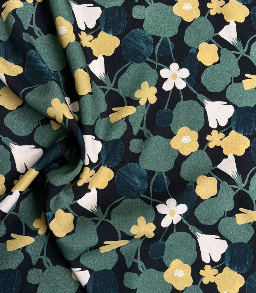 Viscose Challis in Capucine-Fabric-Frankie Rose Fabrics