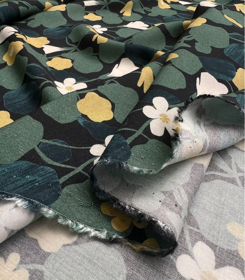 Viscose Challis in Capucine-Fabric-Frankie Rose Fabrics