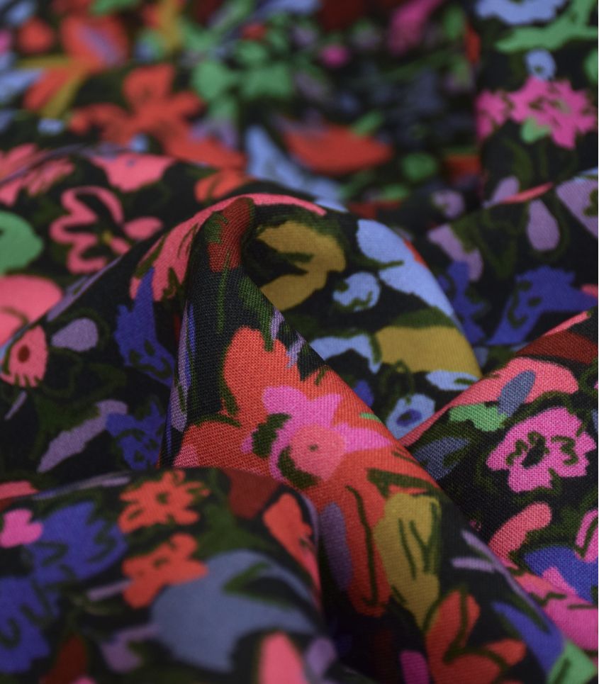 Viscose Rayon Fabric from France in Cleo-Fabric-Frankie Rose Fabrics