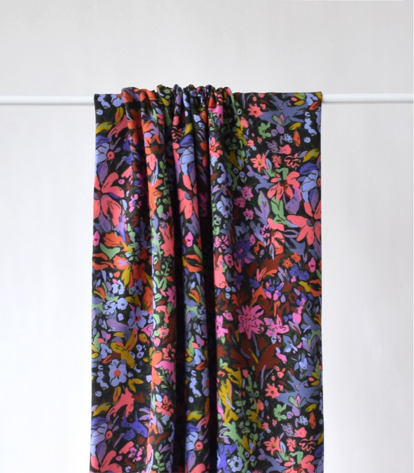 Viscose Rayon Fabric from France in Cleo-Fabric-Frankie Rose Fabrics