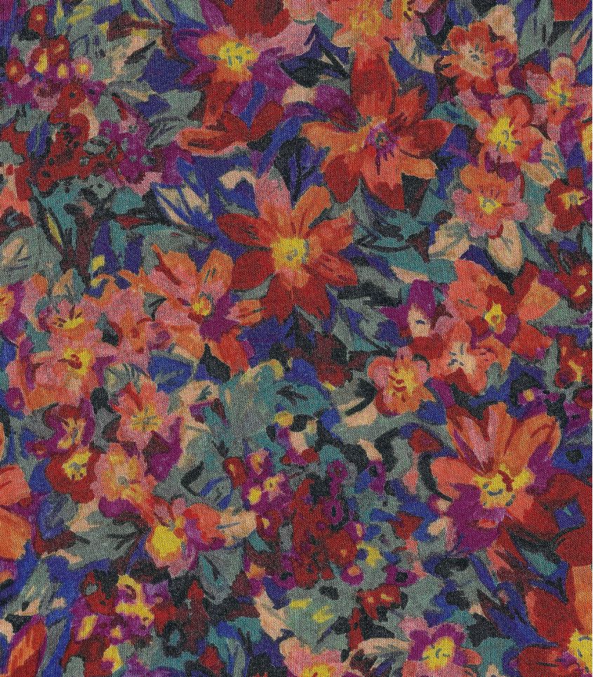 French Floral Rayon Fabric in Simone | Frankie Rose Fabrics