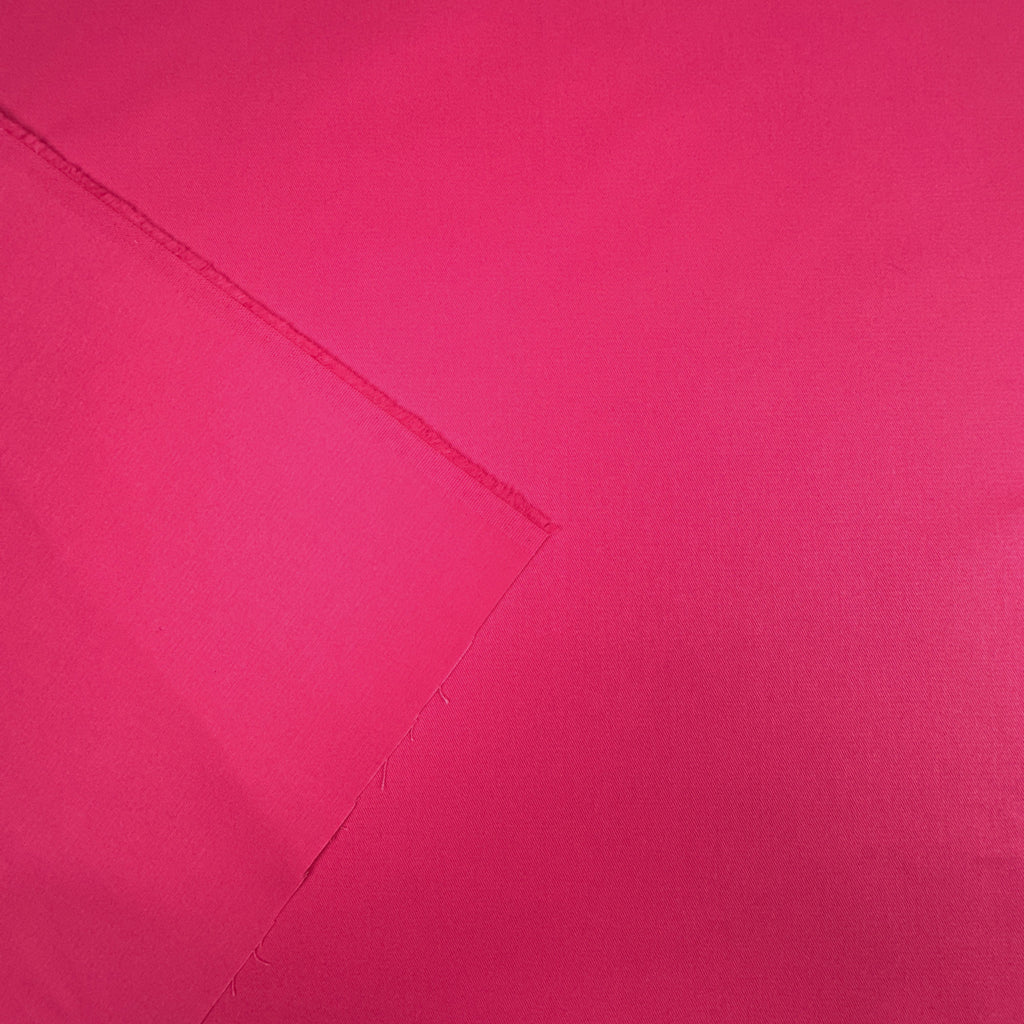 Relaxed Organic Cotton Twill Fabric in Hot Pink-Fabric-Frankie Rose Fabrics