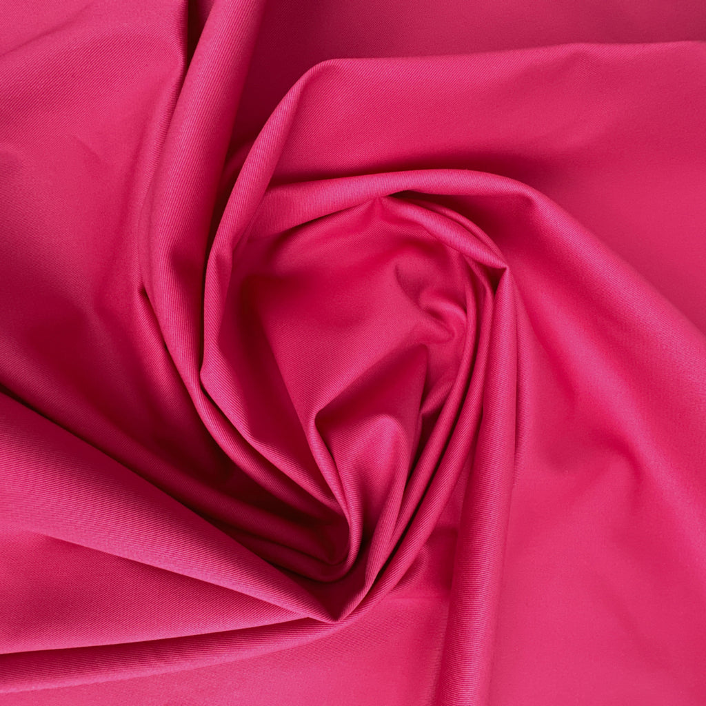 Relaxed Organic Cotton Twill Fabric in Hot Pink-Fabric-Frankie Rose Fabrics