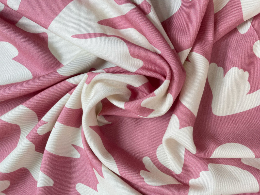Floral Rayon Twill Fabric in Vivd | Frankie Rose Fabrics