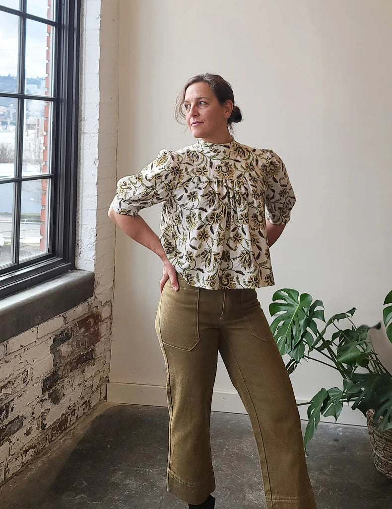 Regalia Blouse Sewing Pattern | Sizes 00-20-Sewing Pattern-Frankie Rose Fabrics